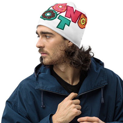 The Donut Depot All-Over Print Beanie