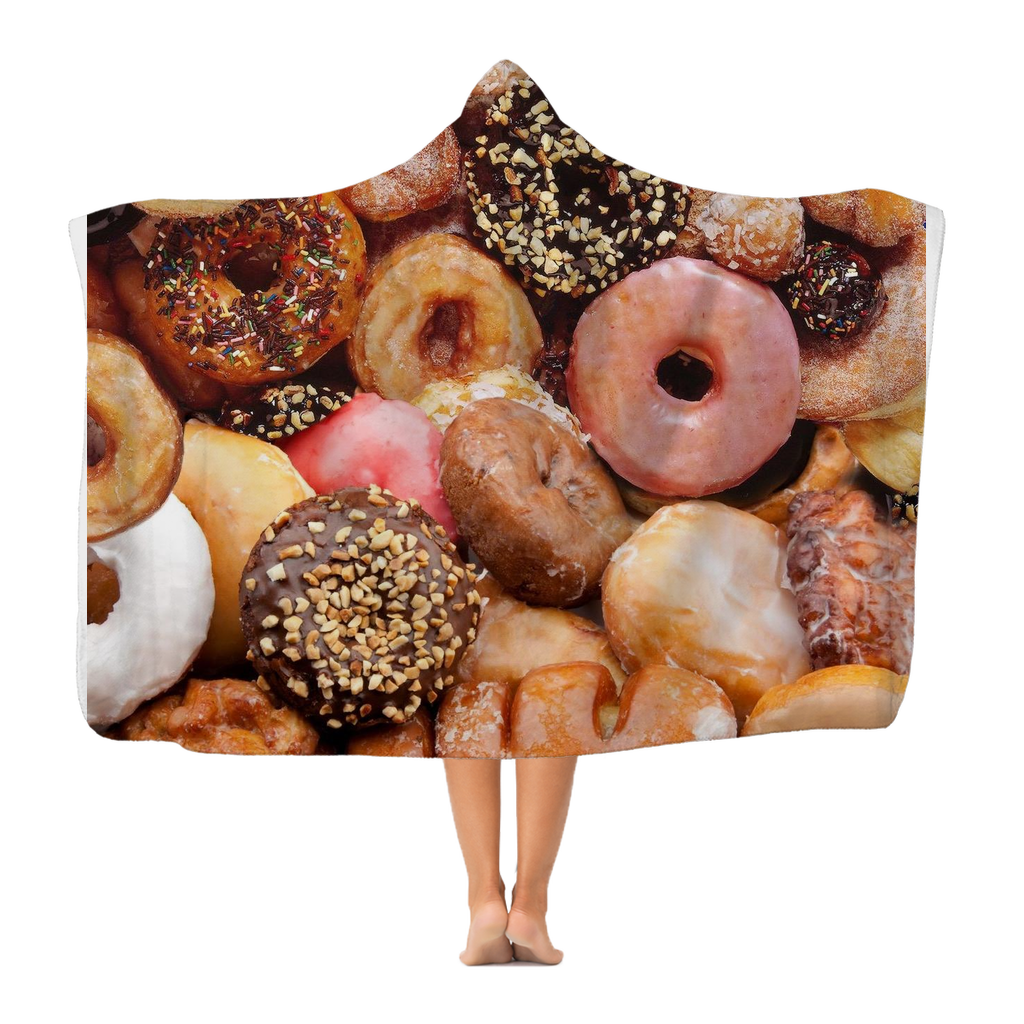 Donut Adult Hooded Blanket