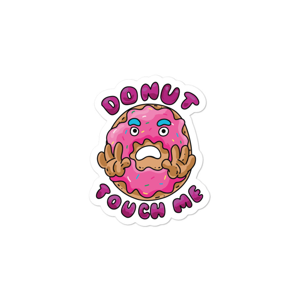 Donut Touch Me Bubble-free stickers